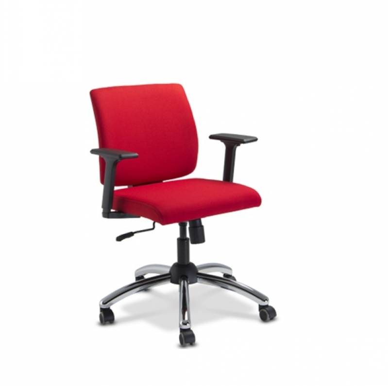 Cadeira Diretor com Braço Regulável em Diadema - Cadeira Diretor Base Fixa