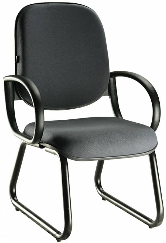 Cadeiras Diretor Braço Orelha em Diadema - Cadeira Diretor Base Cromada