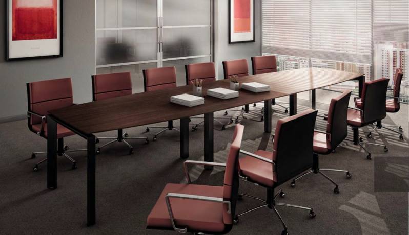 Comprar Mesas de Reunião Planejados em Suzano - Mesas de Reunião 6 Lugares