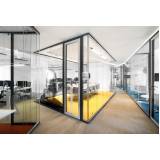divisória de vidro temperado escritório preço em Taboão da Serra