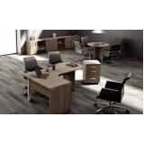 mesas para escritórios de madeira em Jandira